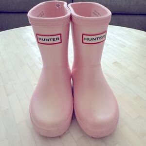 Girls Hunter Boots in Bella Pink